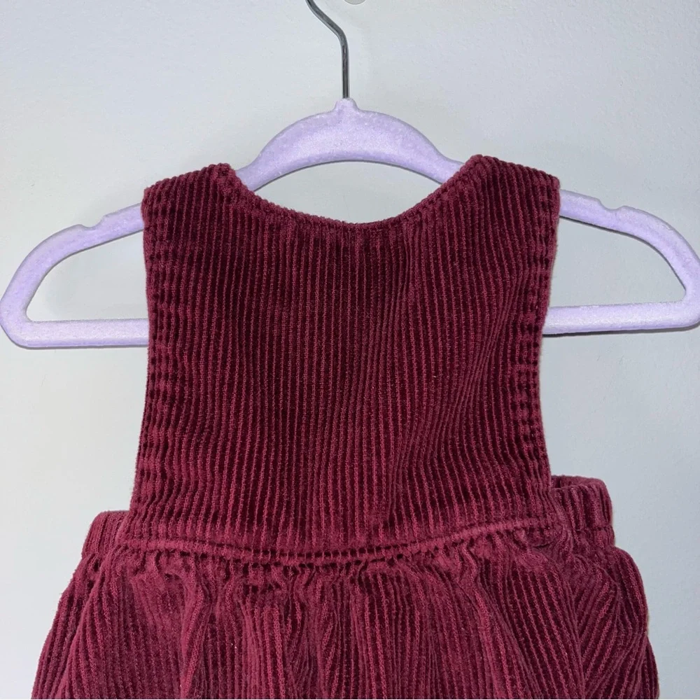 Old Navy Burgundy Corduroy One Piece Overalls